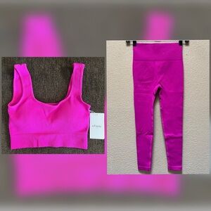 Urbanic London Matching Sport Bra and Leggings Set Women's Size Small-NWT